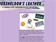 Tablet Screenshot of hersheldons.com